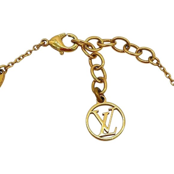 864274BC (S3) Louis Vuitton Bracelet Gold Metal w/Box - Picture 3 of 10